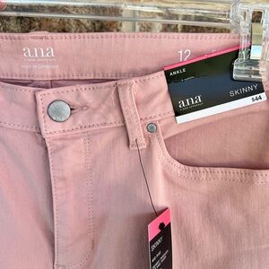 a.n.a Dusty Pink Skinny Ankle Jeans - Women's